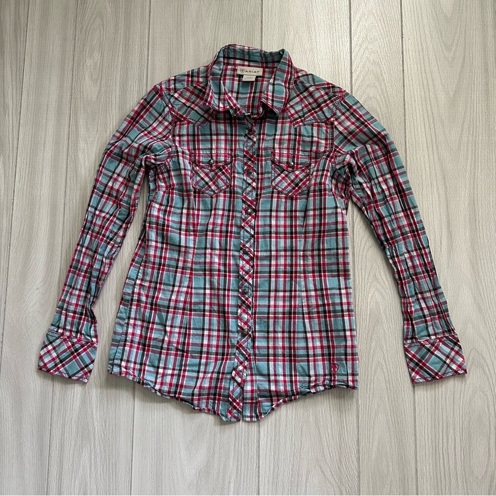 Ariat Cowgirl-loved, performance classic western details snap shirt
